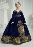American Porcelain Portrait Doll of Catherine Parr by Martha Thompson,Superb Costume 1100/1300 