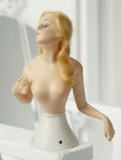German Bisque Half-Doll in Haughty Pose by Goebel 300/500