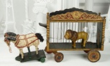 American Wooden Wild Animal Parade Cage by Schoenhut 3500/5500