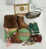 Collection, French Accessories for Poupee Including Rare 