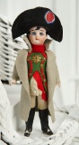 All-Bisque Miniature Doll in Wonderful Original Uniform, for the French Market 700/900