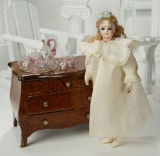 French Bisque Poupee by Jumeau with Gorgeous Original Wig 2200/2800