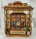 All-Original French Miniature Toy Grocery Store 
