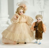 French All-Bisque Brown-Eyed Mignonette with Pert Expression 700/900