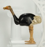 American Wooden Ostrich, Rare Style I, by Schoenhut 600/800