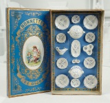 French Miniature Porcelain Dinnerware in Original Presentation Box 200/300