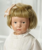 American Wooden Pouty Character Girl, Model 403, by Schoenhut 600/900