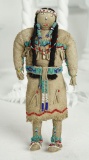Native American Doll with Turquoise Beaded Costume 400/500
