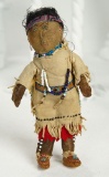 Native American Doll with Simplistic Expression 300/500