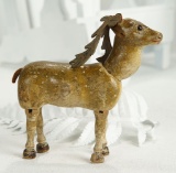 American Wooden Glass-Eyed Deer with Antlers by Schoenhut 400/600