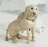 American Wooden Glass-Eyed Poodle by Schoenhut 300/500