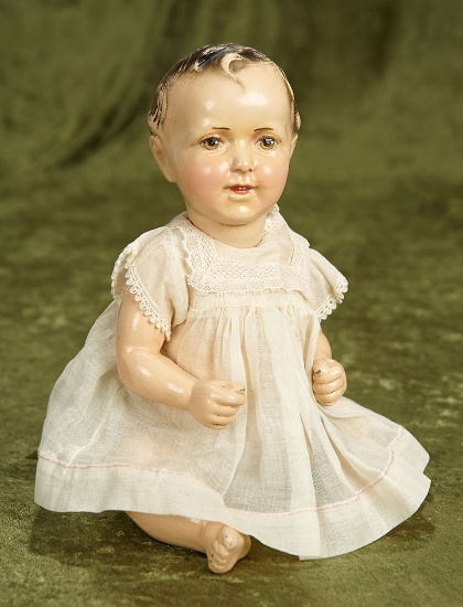 12" Rare American composition character baby by Jessie McCutcheon Raleigh. $400/500