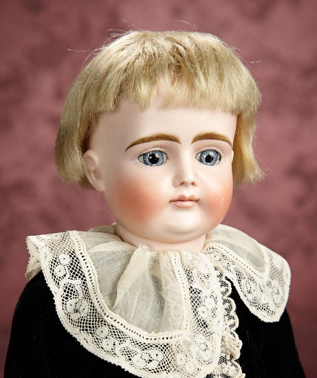 Early German Bisque Closed Mouth Child, X Model, by Kestner 1200/1500