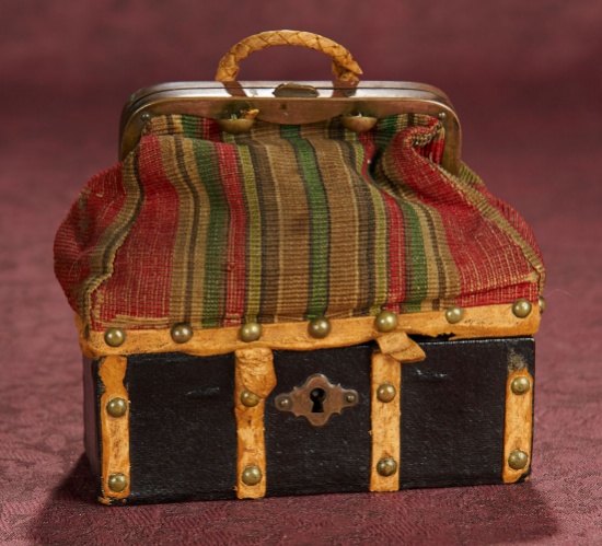 French Sac du Voyage for Poupee or Small Bebe 400/500