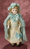 Sonneberg Bisque Closed Mouth Doll in Wonderful Original Costume 1100/1400