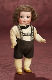 German Bisque Glass-Eyed Googly, Nobbi Kid, by Marseille 400/500