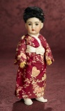 Petite German Bisque Portrait of Asian Child, Model 1329, by Simon and Halbig, Rare Size 800/1000