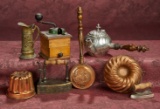 Collection of 1800s Doll-Sized Kitchen Utensils Including Rare Iron Variation 800/1000