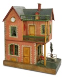 Grand German Wooden Dollhouse with All-Original Papers with Luxury Details 2500/3500