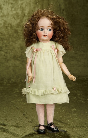 17" German bisque flapper child with flirty eyes and elongated body,model 260 by Kestner $400/500