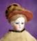 Petite French Bisque Poupee with Bisque Arms, 