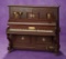 French Upright Piano with Music Box  800/1000