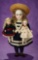 German Bisque Closed Mouth Doll by Kestner in Mariner Costume 1100/1400