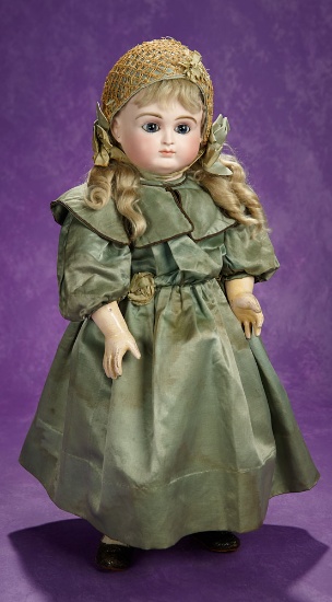 A rare Schmitt bisque head Bebe doll, French circa 1880