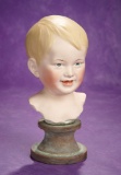 Rare French Bisque Character Bust of Model 235 by SFBJ 900/1200