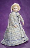 Beautiful French Porcelain Poupee by Leontine Rohmer with Porcelain Arms 4500/5800