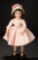 Elise in Pink Faille Dress with Velvet Ribboned Hat, 1957 500/700