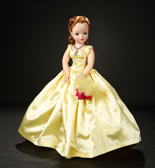 Cissy in Pale Yellow Gown, Elaborate Jewelry, "A Child's Dream Come True" Series, 1955 1600/2200