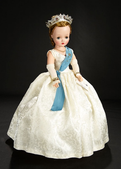 Stunning Cissy "Looks Regal, Indeed, Dressed as Queen Elizabeth", 1956 1200/1600