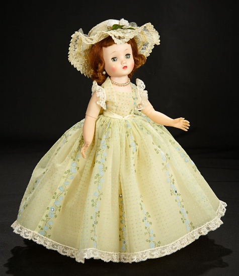 Elise in Pale Yellow Gown of Matching Fabric to #29, 1958 700/900