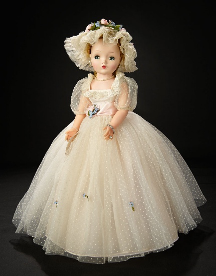 Cissy as "Pink Bridesmaid" of Dotted Swiss Tulle, 1957 1200/1500