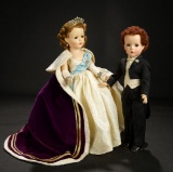 Queen Elizabeth from the Beaux Arts Creations with Luxury Velvet Robe, 1953 1000/1200