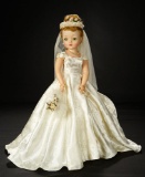Cissy in White Brocade Wedding Gown from 