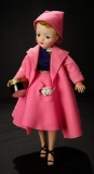 Cissy in Hot Pink Felt Coat and Hat with Matching Felt Skirt, 1957/58 800/1100