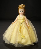 Cissette in Gilt-Flecked Tulle and Yellow Taffeta Gown, 1961 500/600