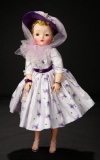 Cissy in Lavender Butterfly-Print Dress with Purple Hat, 1958 1100/1300