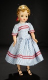 Cissy in Blue and White Striped Dress with Red Rick-Rack, 1958 700/900