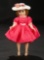 Cissette in Bright Pink Cotton Dress with Flowered Hat, 1958 $300/500