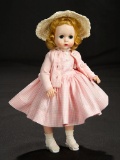 Lissy in Pink and White Checked Dress with Sweater, 1956 400/500