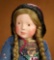 Outstanding German Art Character Doll in Original Costume by Marion Kaulitz 7000/9000