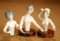 Three German Porcelain Half-Dolls in the 18th Century Style 500/700