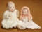 Pair, German All-Bisque Bye-Lo Babies 400/600