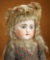 German Bisque Closed Mouth Doll, Model 908, by Simon and Halbig 1600/2100