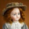 Rare Early German Bisque Closed Mouth Doll, 989, by Simon and Halbig 1500/2400