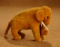 Rare Early German Velvet Elephant by Steiff with Early Button in Ear 800/1200