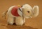 German Mohair Miniature Grey Elephant by Steiff with Original Button and Label 300/400